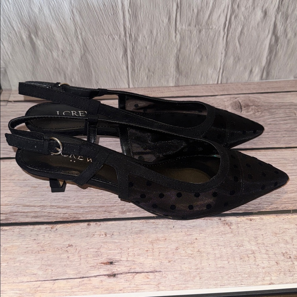 Mesh slingback heels - Picture 3 of 5